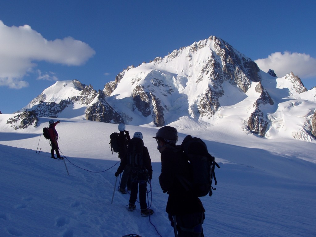 Le Chardonnet vu depuis le Glacier du Tour