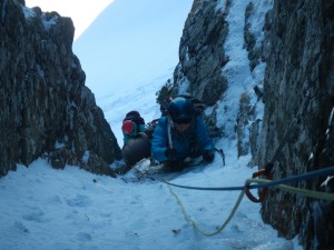 alpinisme hivernal avec un guide à chamrousse