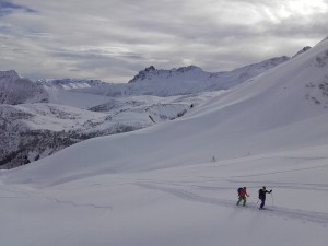 sortie perfectionnement en ski de randonnée dans le massif de la Lauzière