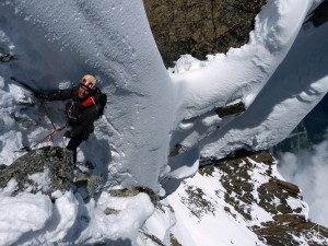 Goulotte à la journée avec un guide dans le massif du Mont Blanc : Perroux Profit, Aiguille du Midi