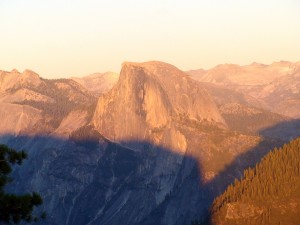 Half Dome depuis le sommet d'El Capitan, Yosemite, Calfifornie