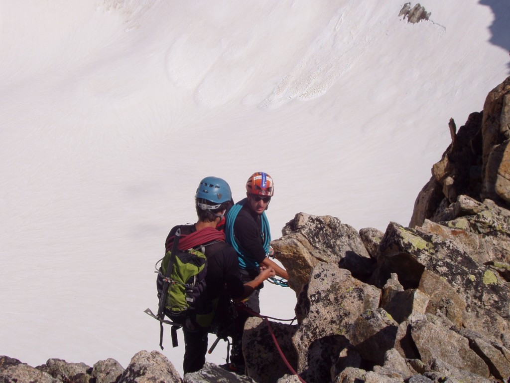 la traversée de La Meije avec un guide. Course à l'engagement ou avec un stage de préparation alpinisme en Oisans