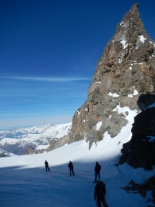 randonnée glaciaire dans le massif des Ecrins