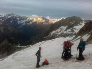 stage alpinisme autour du refuge du soreiller