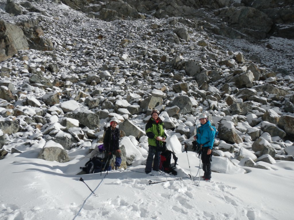 alpinisme automnal au Pic d'Arsine