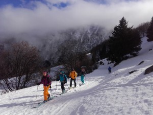 gestion de groupe en ski de randonnée