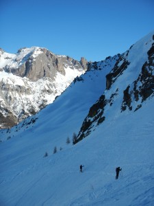 formation au ski de randonnée au col du lautaret