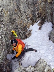 stage de formation à l'alpinisme hivernal vers Grenoble