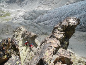 Graine de Cezanne, une course d'alpinisme facile proche du refuge du Glacier Blanc